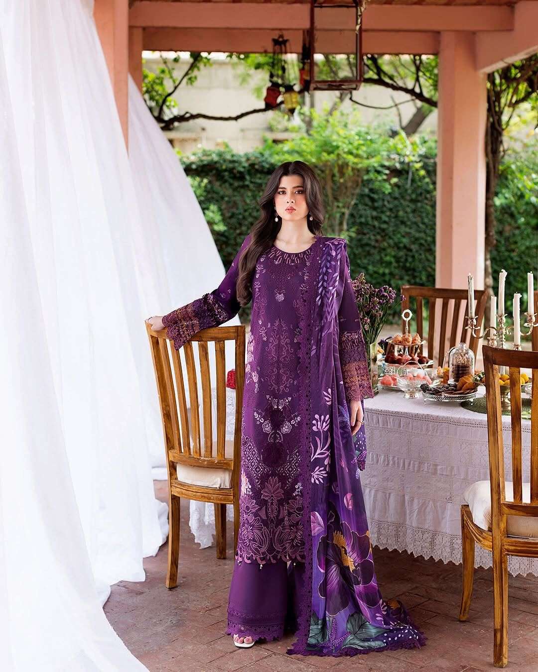 RAMSHA ANDAAZ LUXURY LAWN VOL 12 BY-01