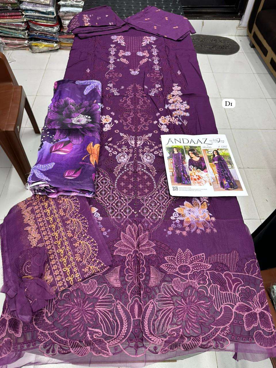 RAMSHA ANDAAZ LUXURY LAWN VOL 12 BY-17