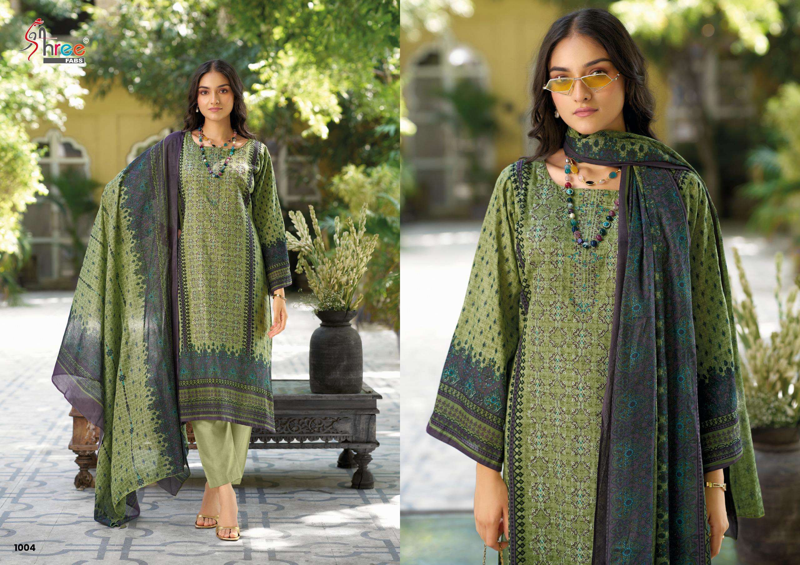 RIWAYAT LAWN EMB COLLECTION-2025 SHREE-04