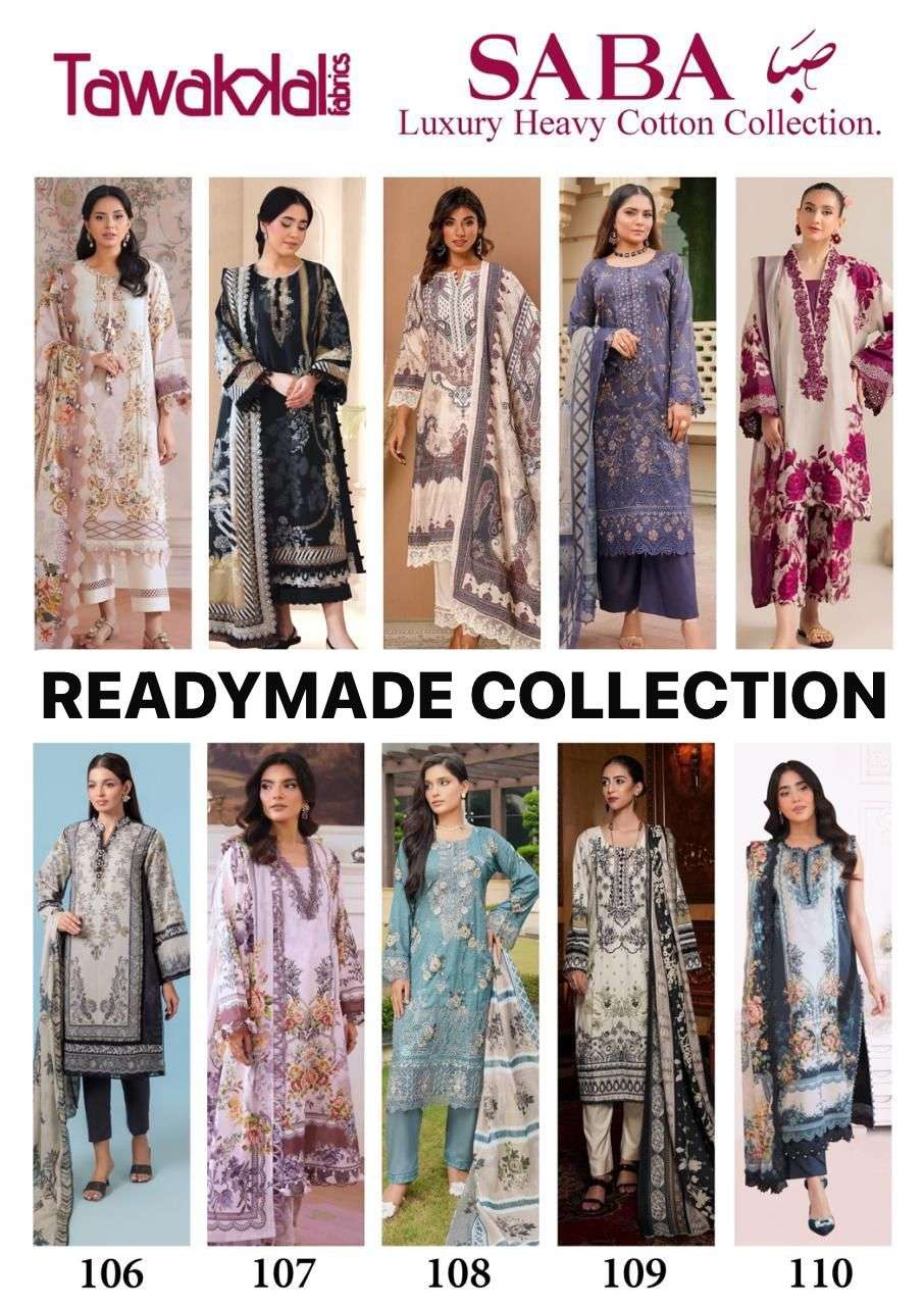SABA LUXURY COTTON COLLECTION TAWAKKAL FABRICS-01-10