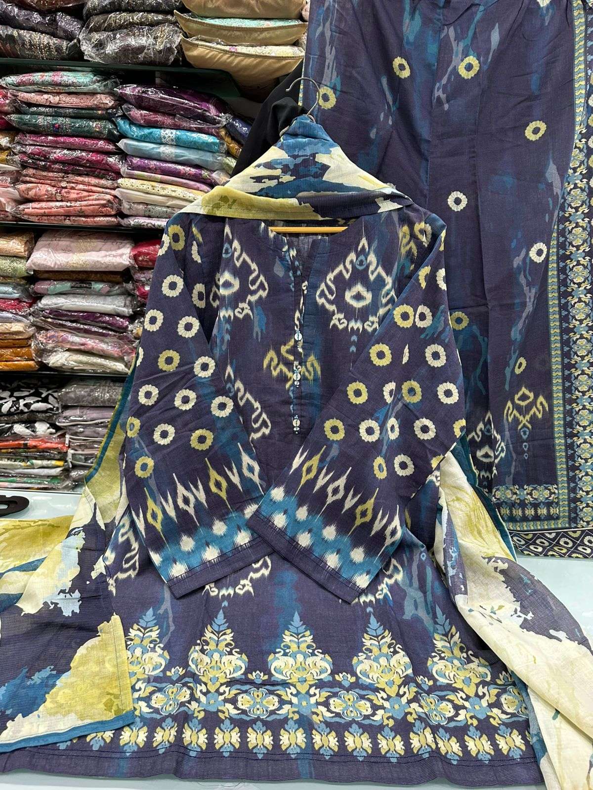 Shimmered Cambric 3Pc Volume - 01 Collection 2025 Model & Open Pic by Sadabahar-21