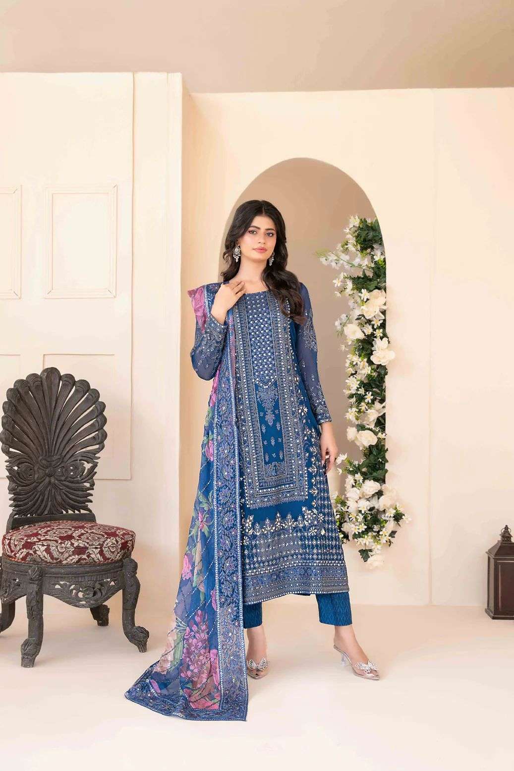 Sunehri Formal Wedding Collection By Tawakkal-03