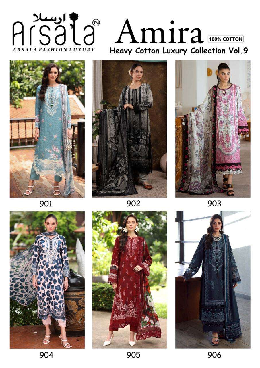 AMIRA HEAVY COTTON VOL 9 ARSALA FASHION-01-12