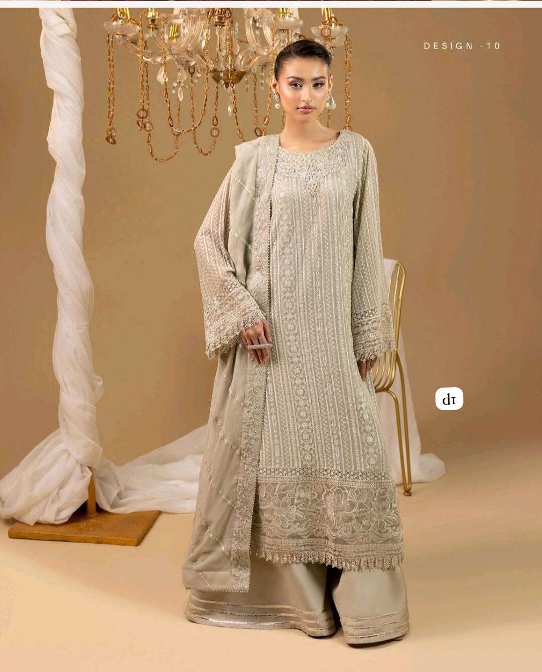 CHIFFON UNSTITCHED 3 Piece COLLECTION 2025 by ADANS-10