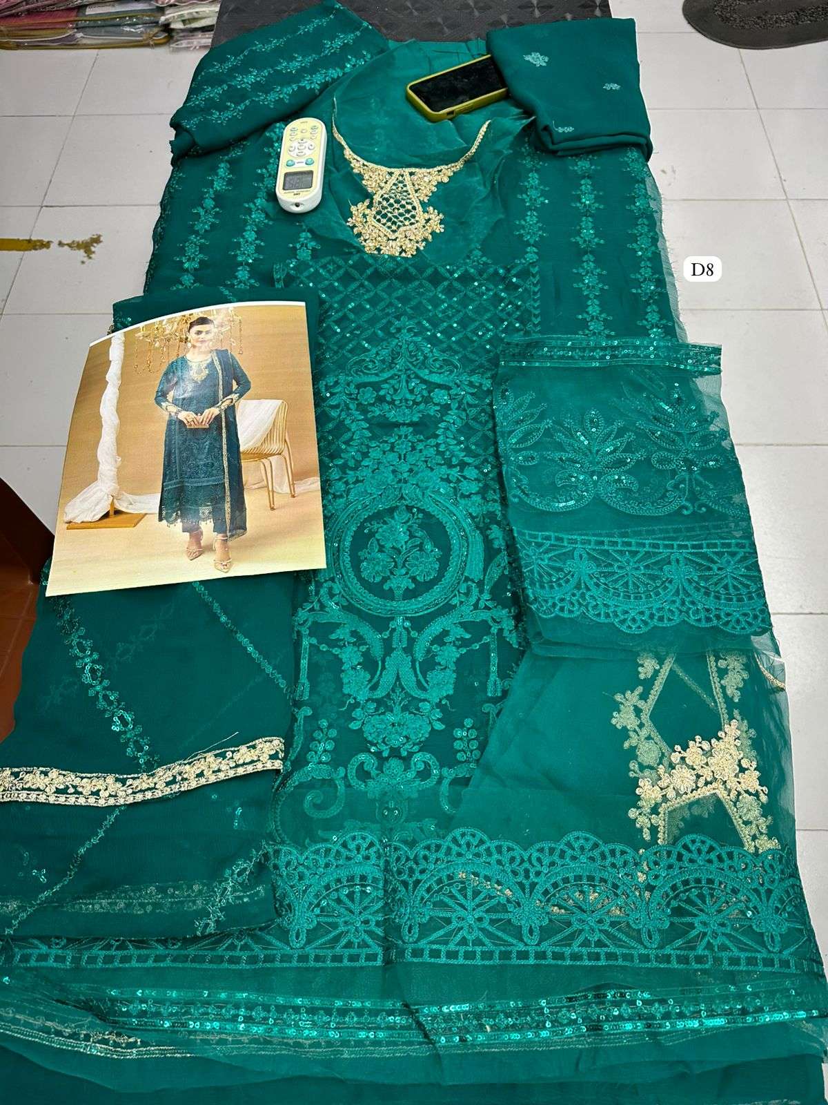 CHIFFON UNSTITCHED 3 Piece COLLECTION 2025 by ADANS-11