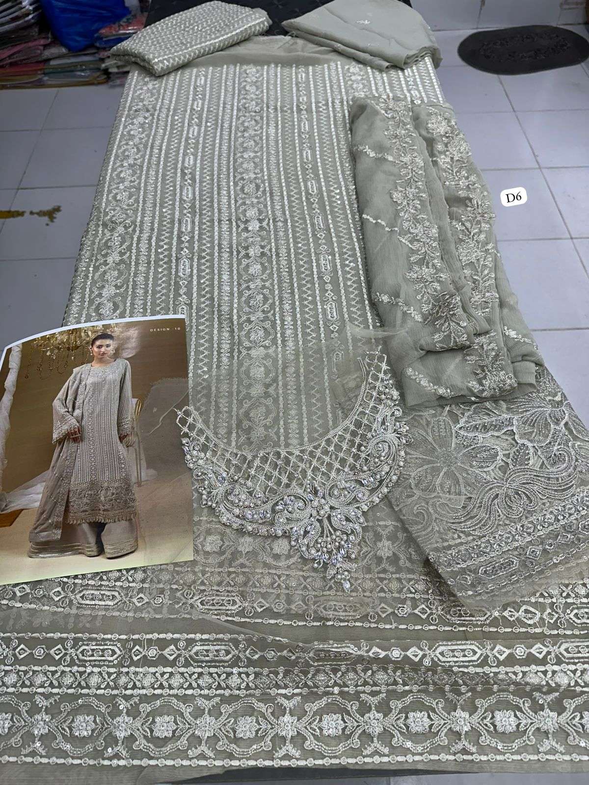 CHIFFON UNSTITCHED 3 Piece COLLECTION 2025 by ADANS-13