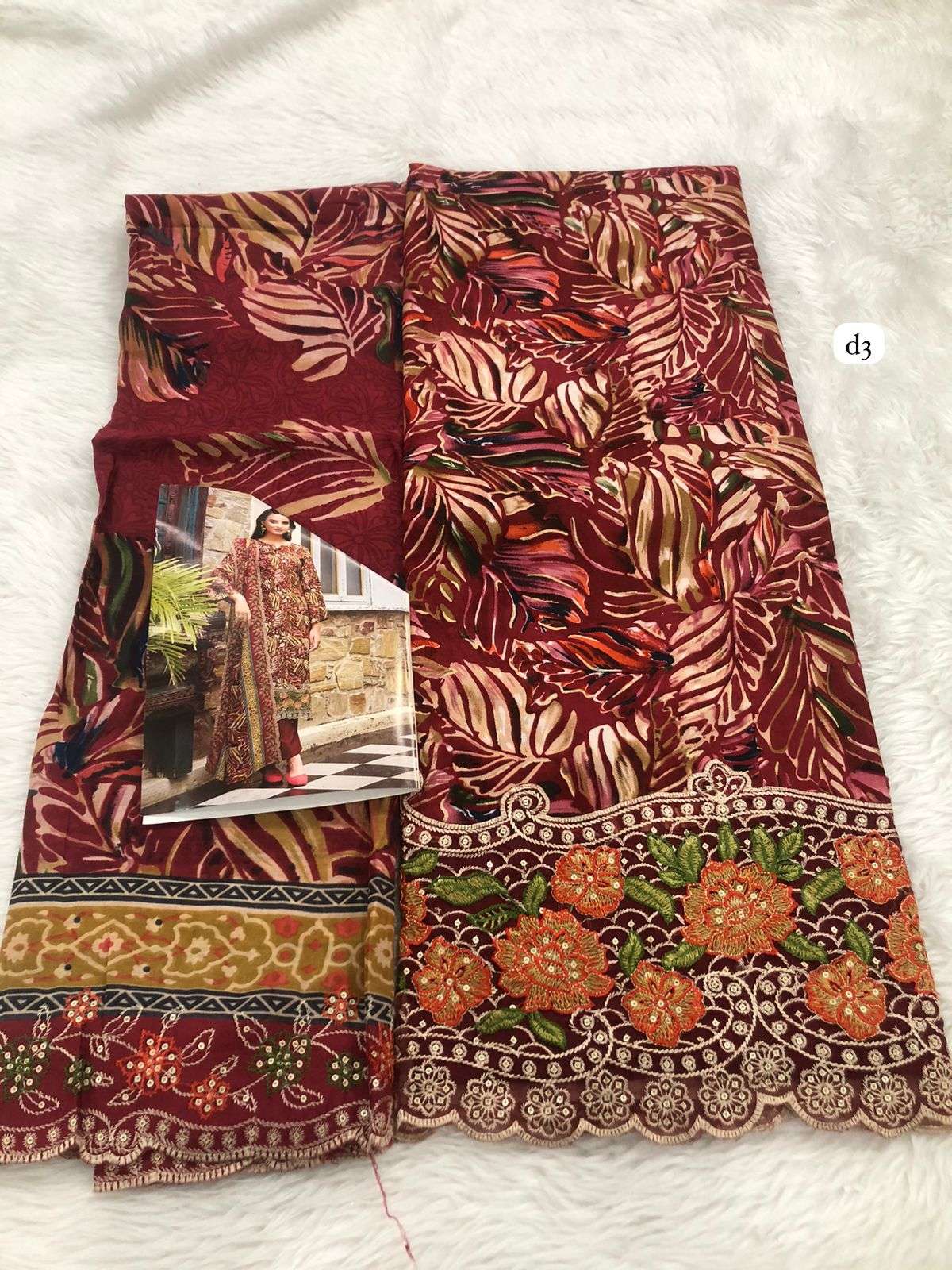 Falah Premium Cotton Collection code -30602 By Falah Designer-01-06