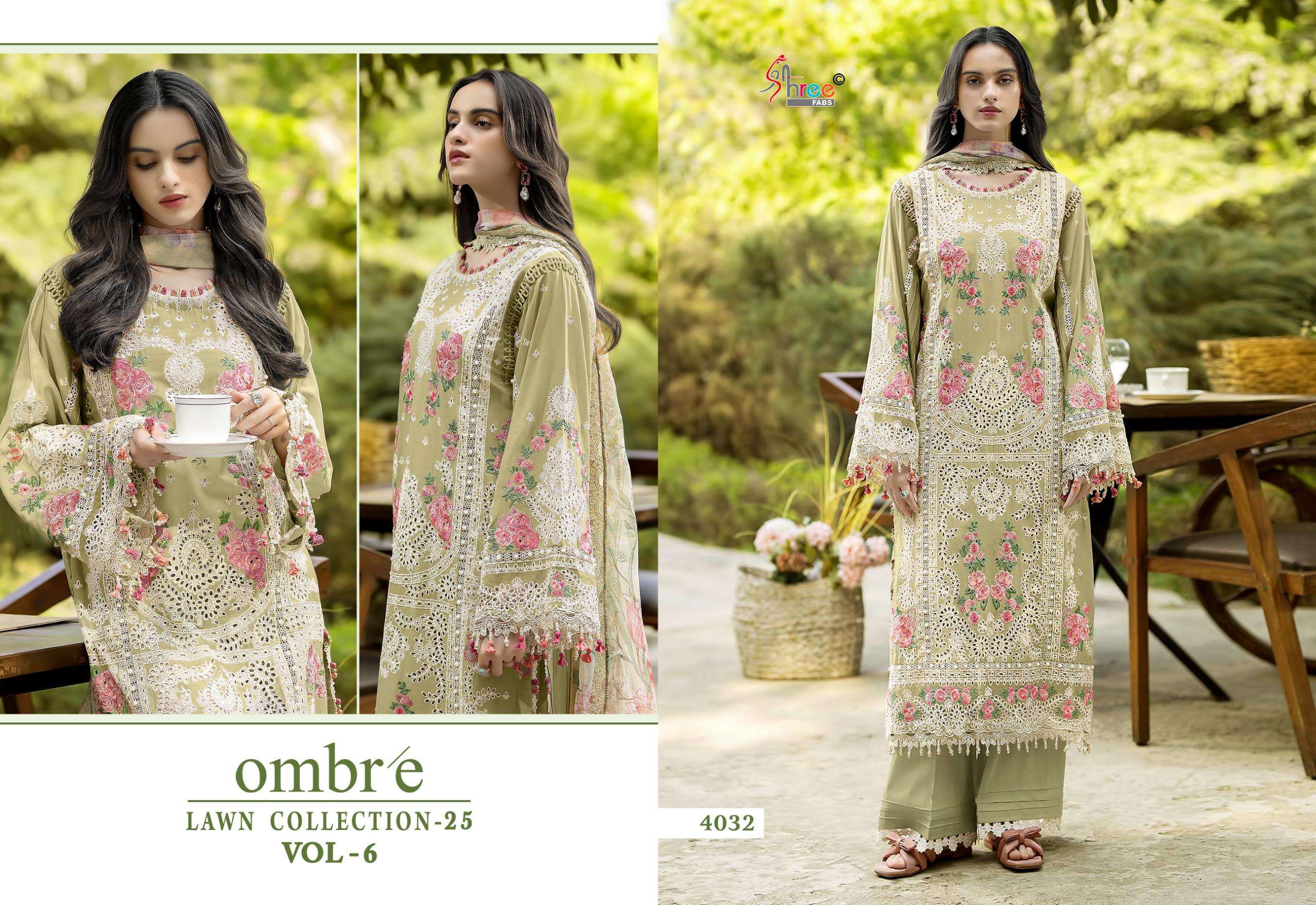 OMBRE LAWN COLLECTION -2025 VOL-6 BY SHREE-06
