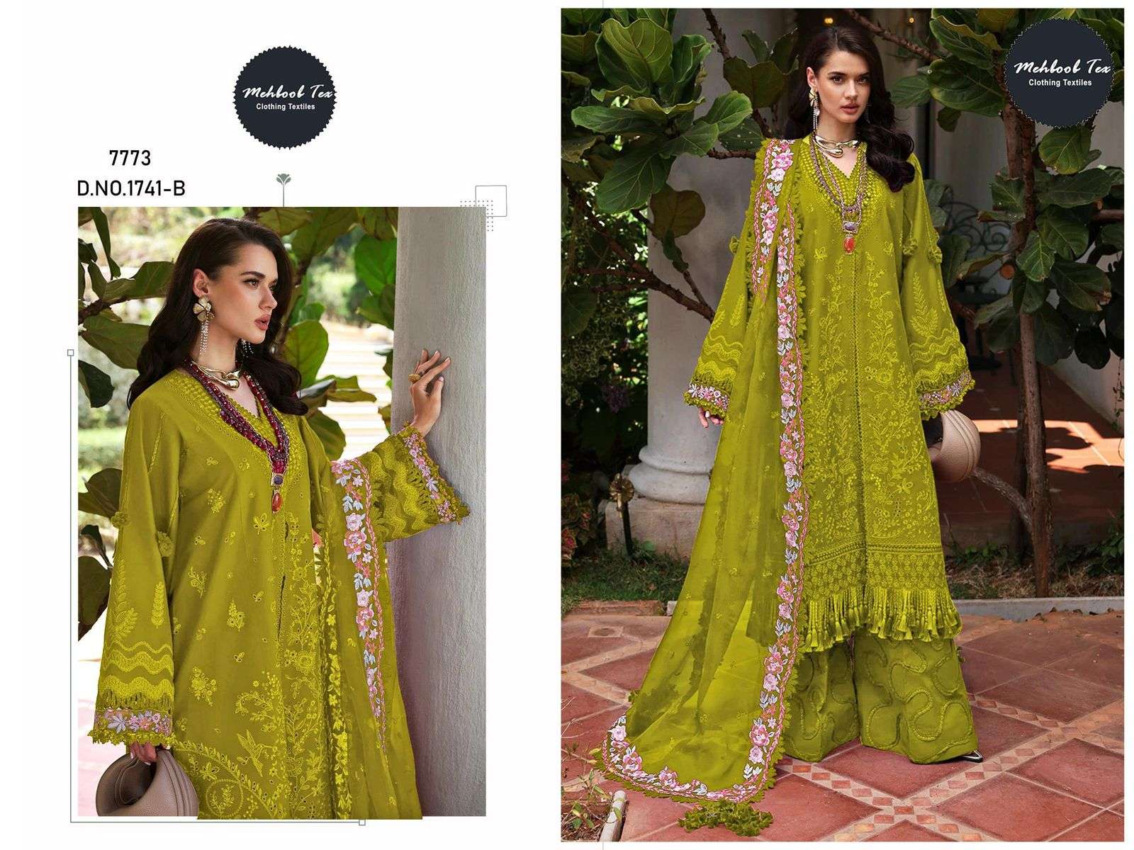 OMBRE PREMIUM VOL-5 D No - 1741-B by MEHBOOB TEX-02