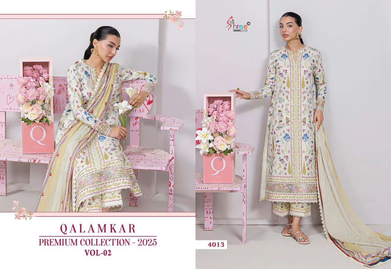 Qalamkar premium collection 2025 VOL-2 by Shree-04