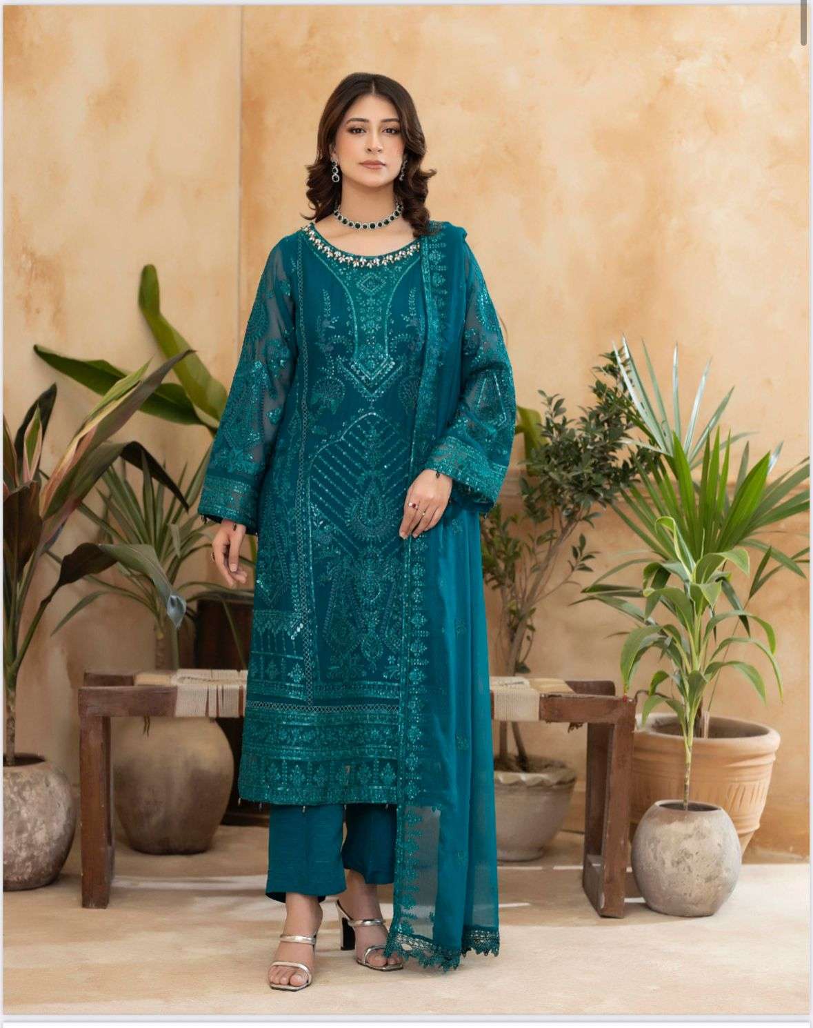 ZA Clothes Luxury Chiffon Vol-02 BY ZA-02