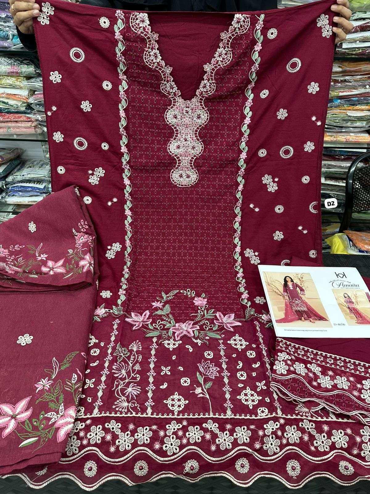 AMAIRA Semi-Stitched Collection By Tawakkal-08