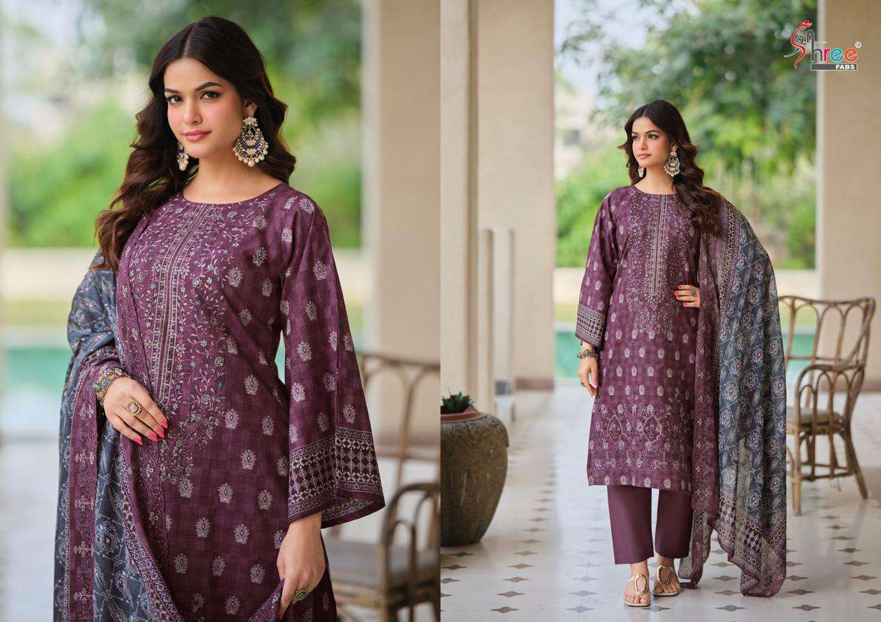BIN SAEED LAWN COLLECTION VOL-24 BY SHREE-01