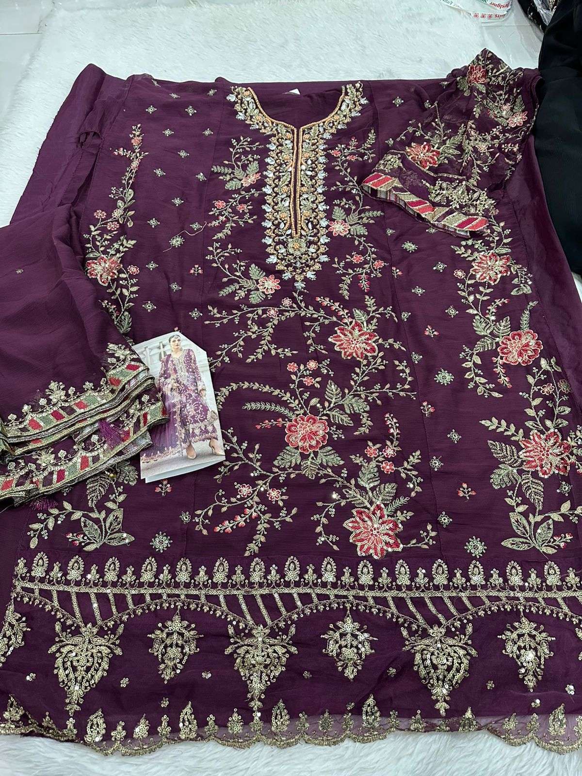 Falah Premium Party Wear Collection Code 30638 by Falah Designer-01-04