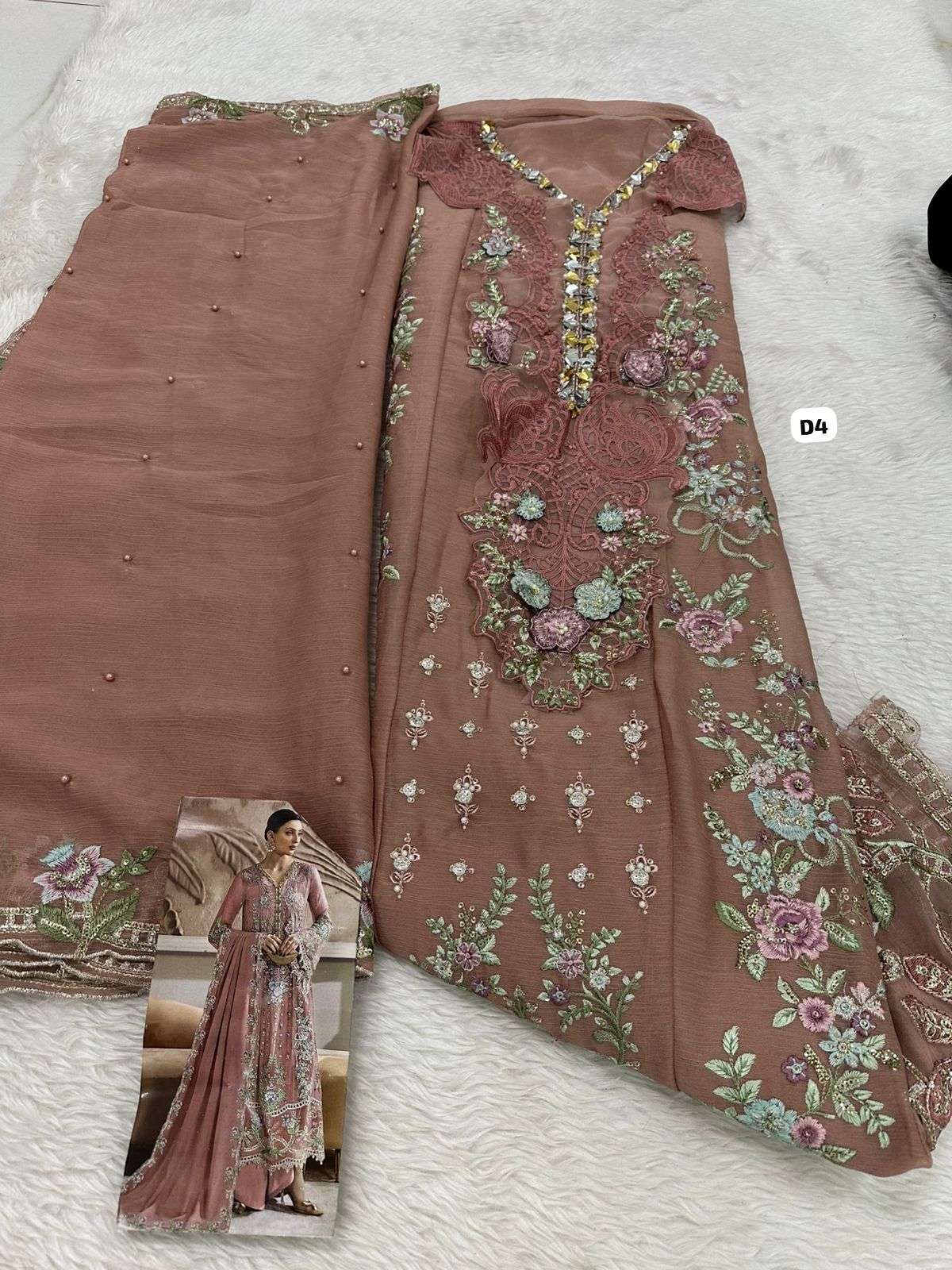 Falah Premium Party Wear Collection Code 30666 by Falah Designer-02