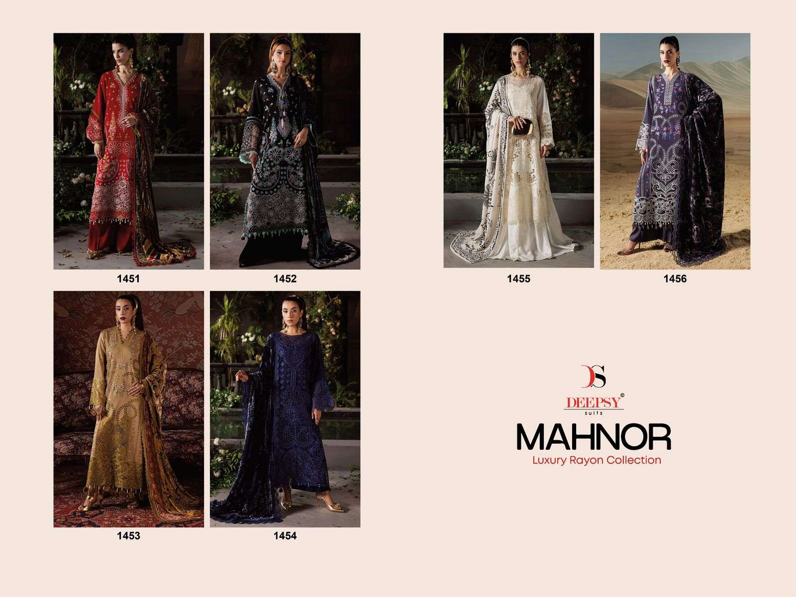 MAHNOOR Luxury Rayon Collection by DEEPSY SUITS-01-12 B