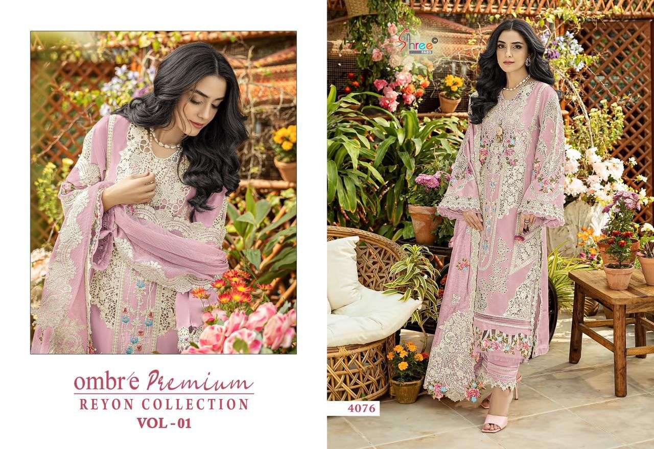 OMBRE PREMIUM REYON COLLECTION Vol-1 by SHREE-01