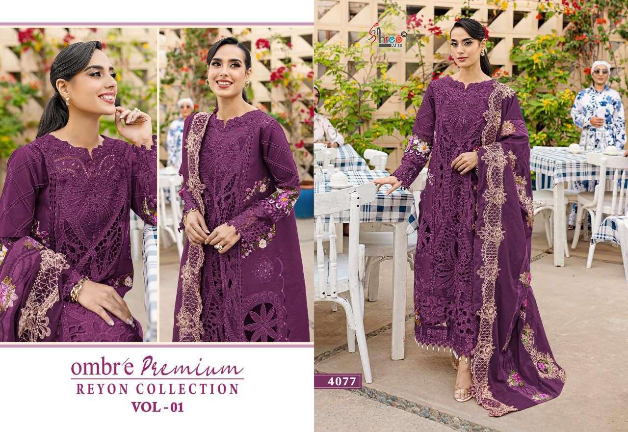 OMBRE PREMIUM REYON COLLECTION Vol-1 by SHREE-04