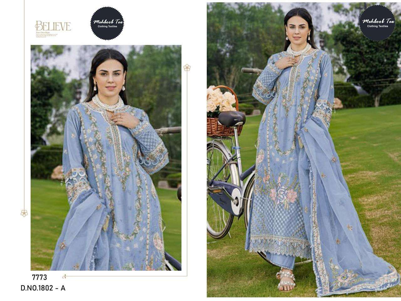 OMBRE PREMIUM VOL-9 1802 AB by MEHBOOB TEX-03