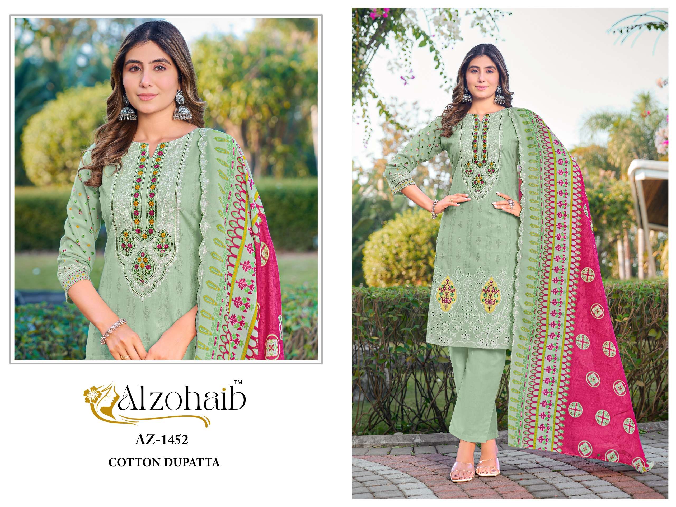 AALIYA VOL - 1 D.No. AZ-1450-1451-1452-1453 BY ALZOHAIB - 03