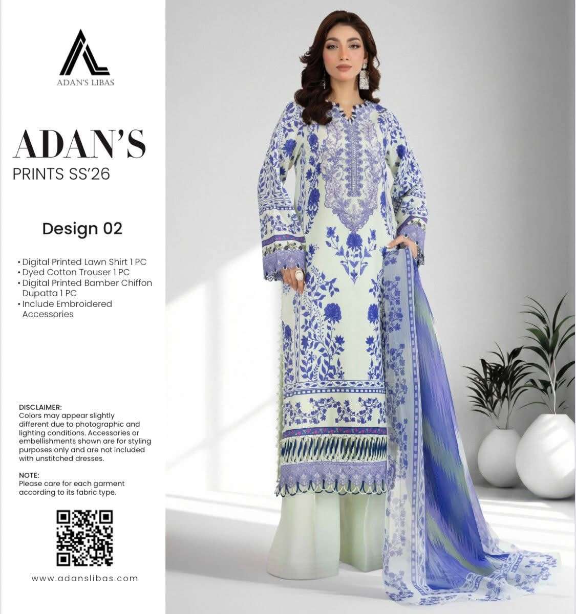 ADANS PRINTS LAWN COLLECTION SS - 2026 BY ADANS LIBAS - 01