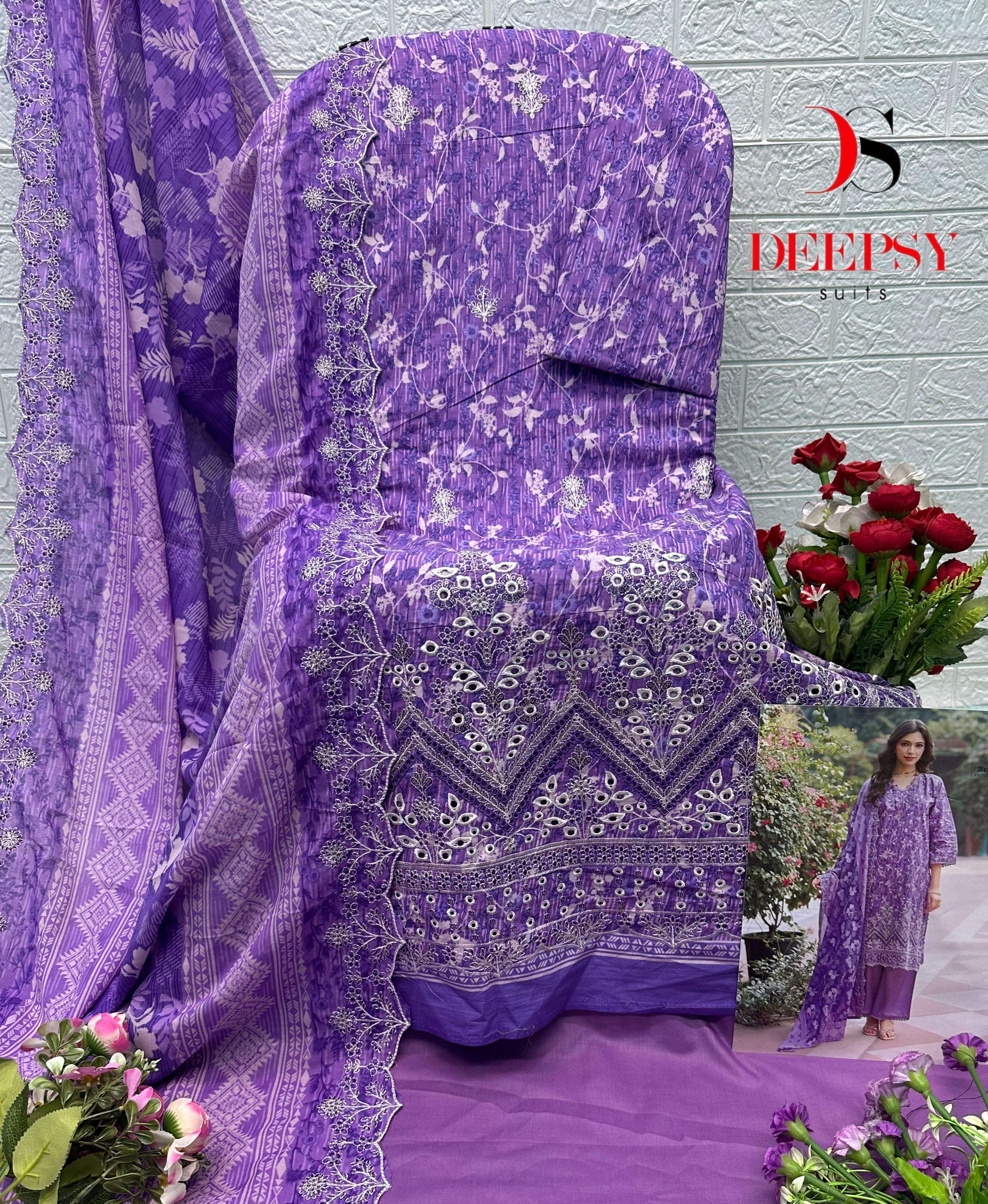 BIN SAEED LAWN COLLECTION VOL - 18 BY DEEPSY SUITS - 12