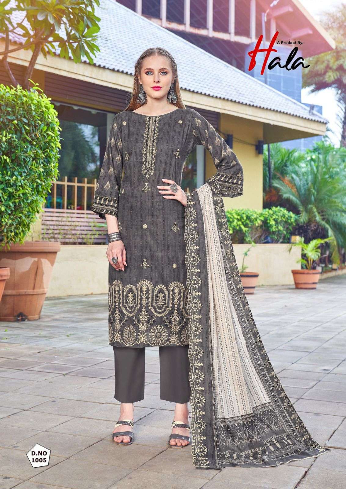 BIN SAEED LAWN COLLECTION VOL - 22 BY HALA - 05