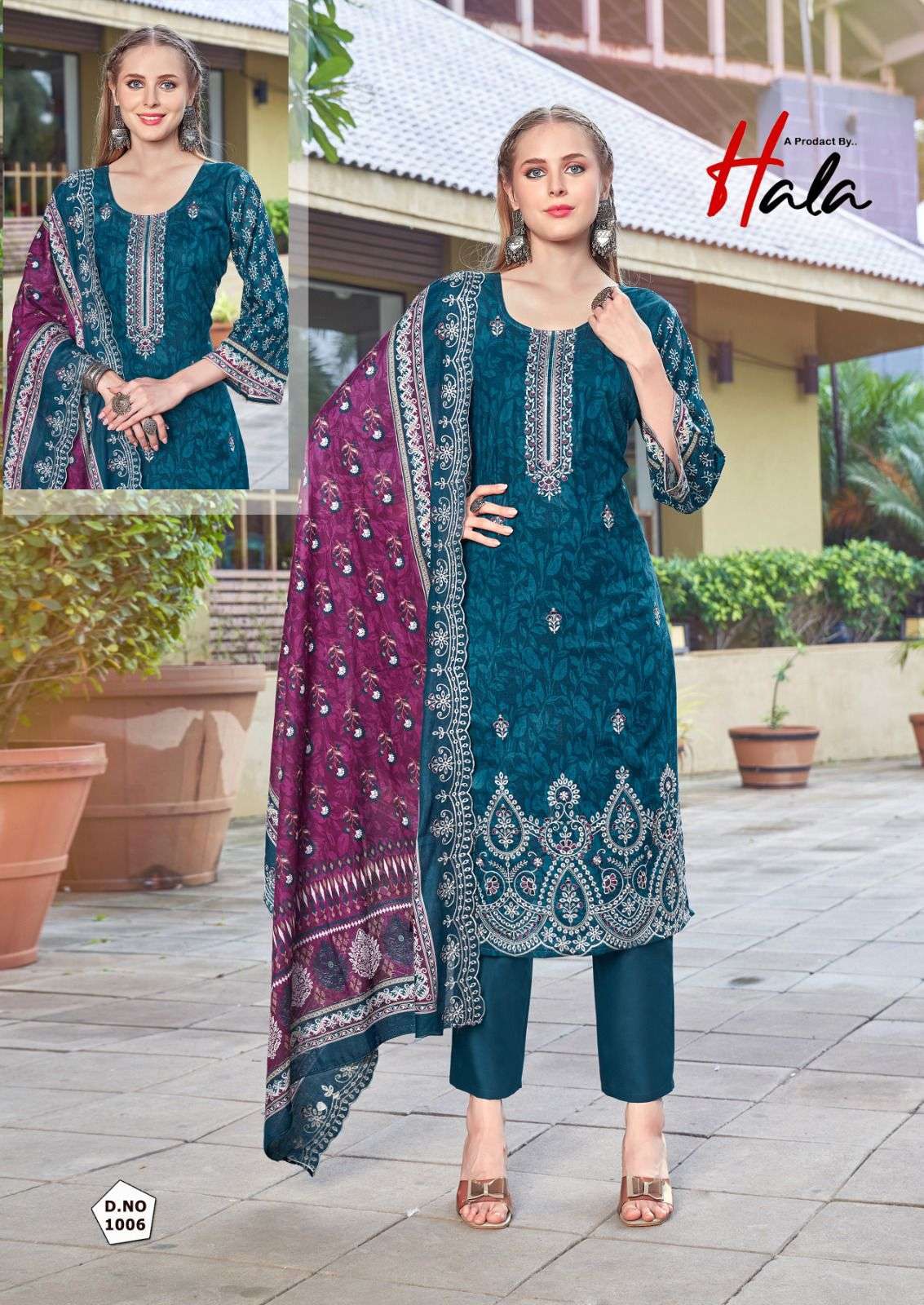 BIN SAEED LAWN COLLECTION VOL - 22 BY HALA - 06