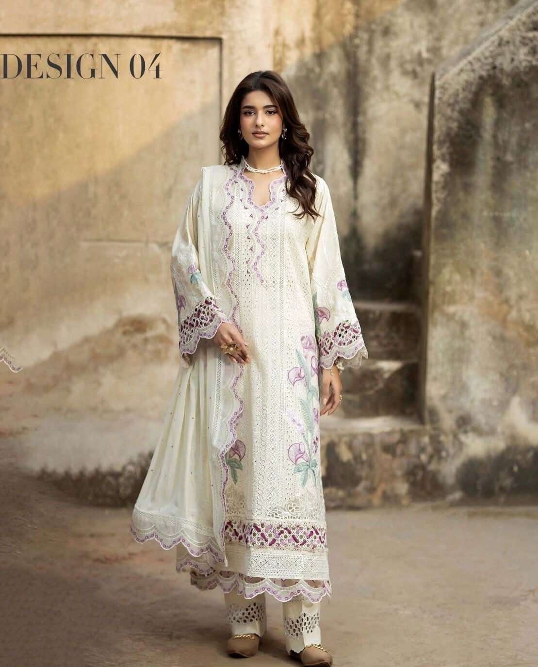 CHIKANKARI LAWN COLLECTION 2026 BY ADANS LIBAS - 07