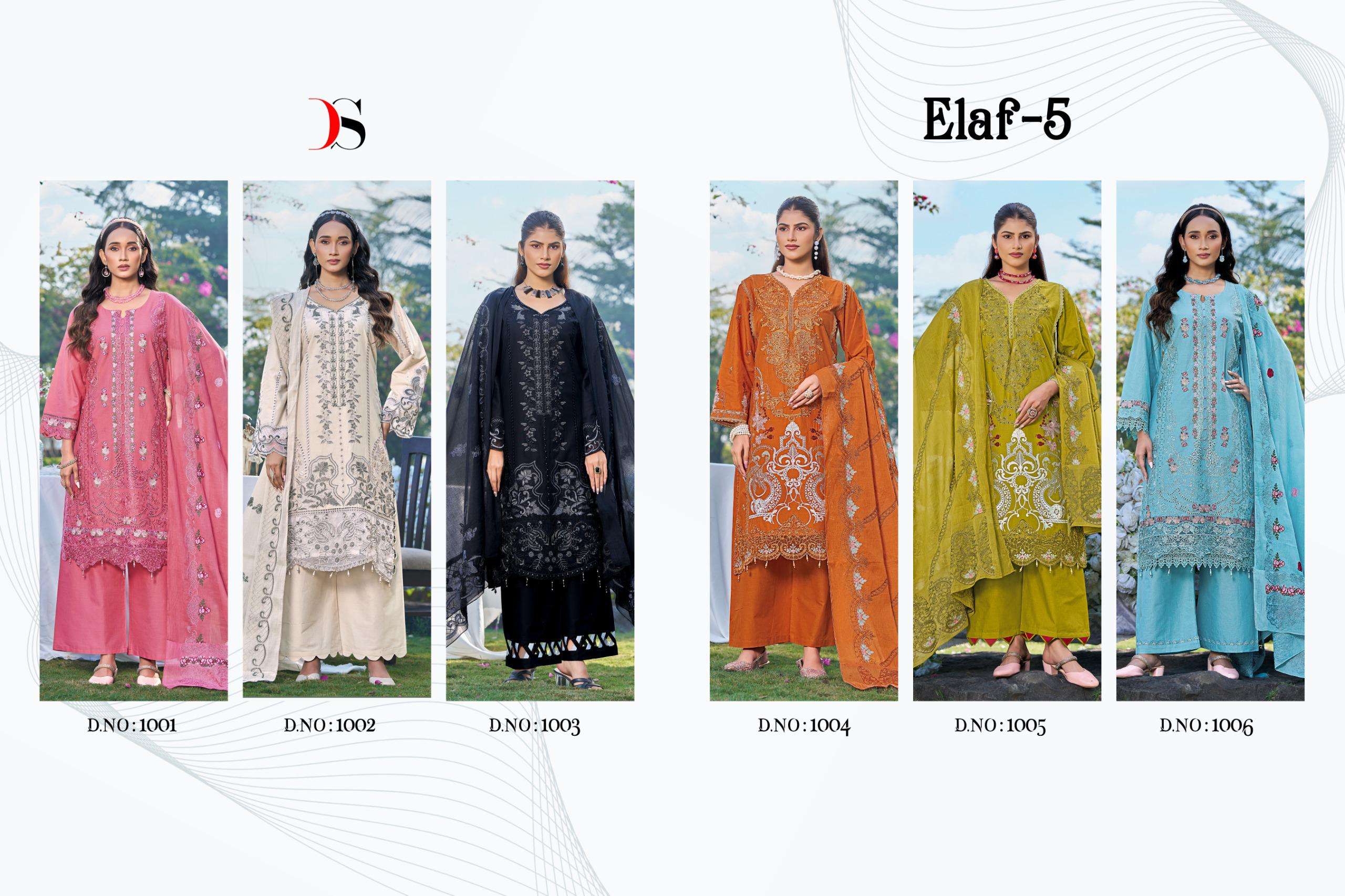 ELAF LUXURY LAWN 25 - 5 BY DEEPSY SUITS - 01 - 06
