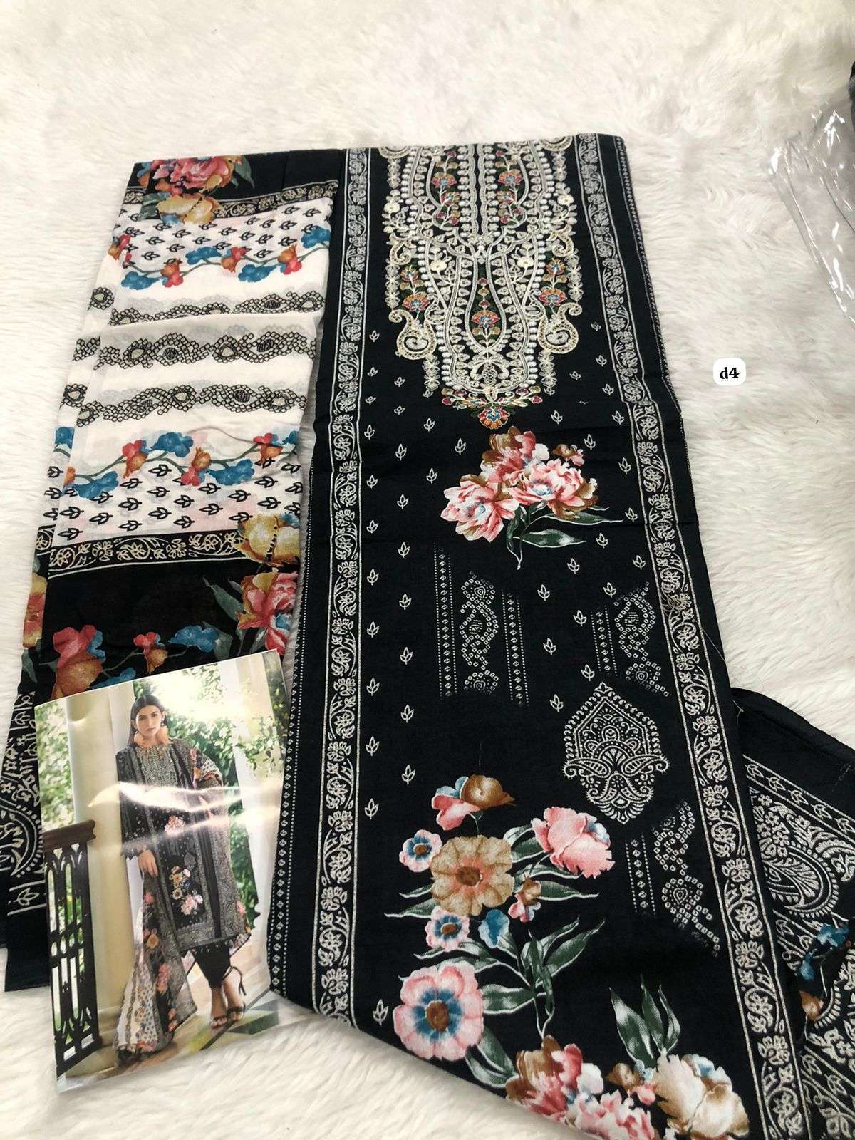 FALAH PREMIUM COTTON COLLECTION CODE 30702 BY FALAH DESIGNER SUITS - 01 - 08