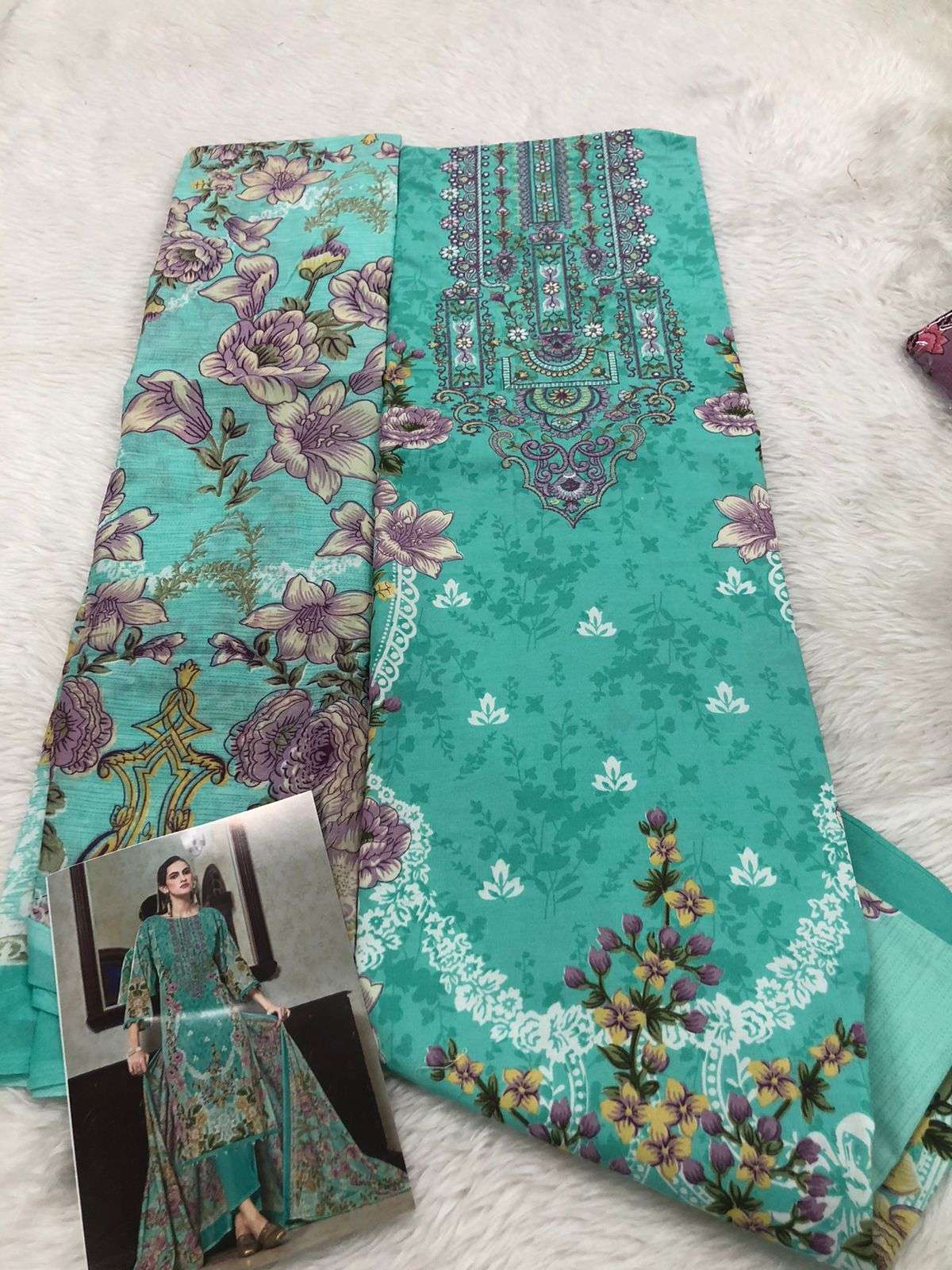 FALAH PREMIUM COTTON COLLECTION CODE 30703 BY FALAH DESIGNER SUITS - 03