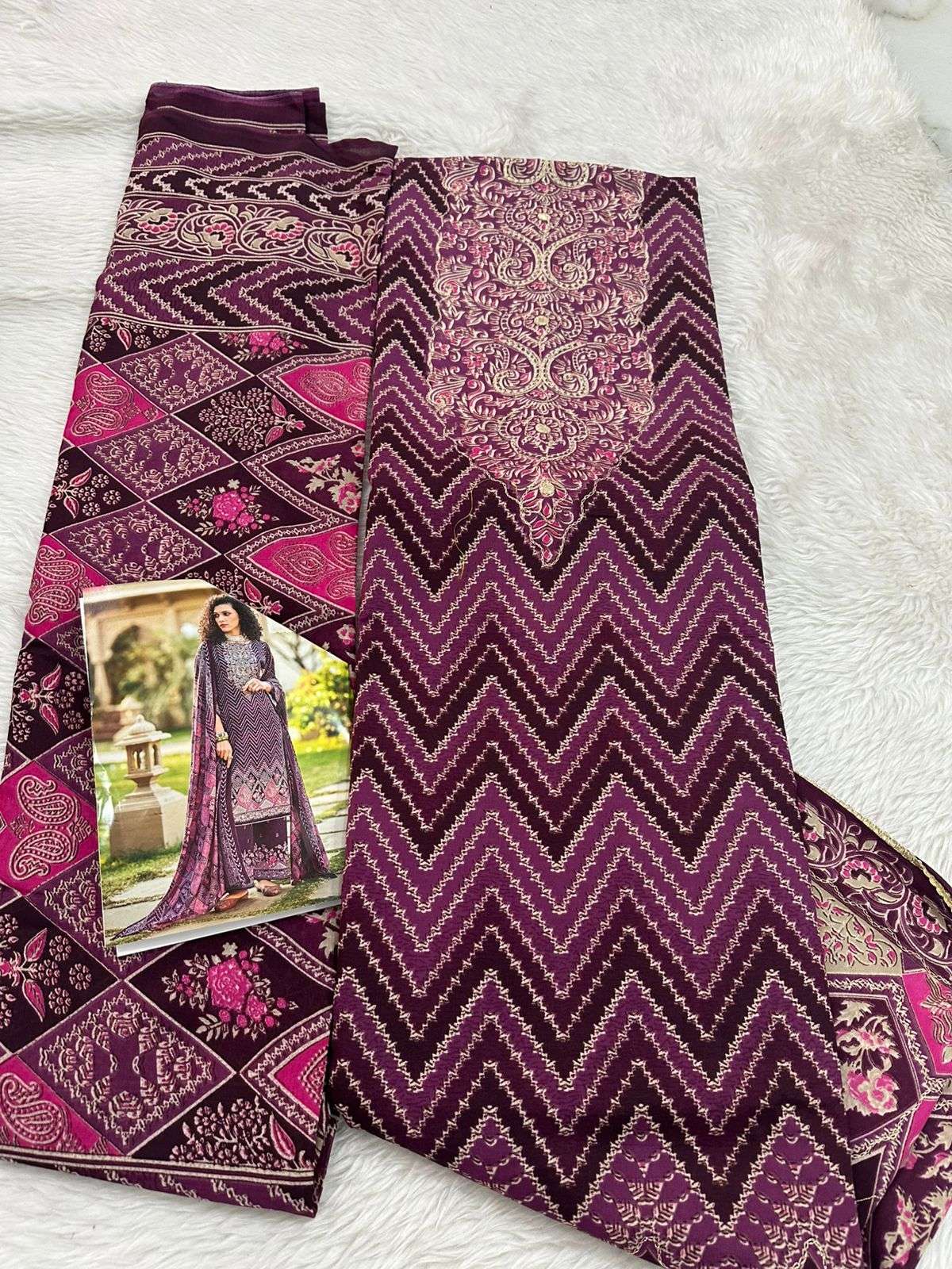 FALAH PREMIUM COTTON COLLECTION CODE 30718 BY FALAH DESIGNER SUITS - 08