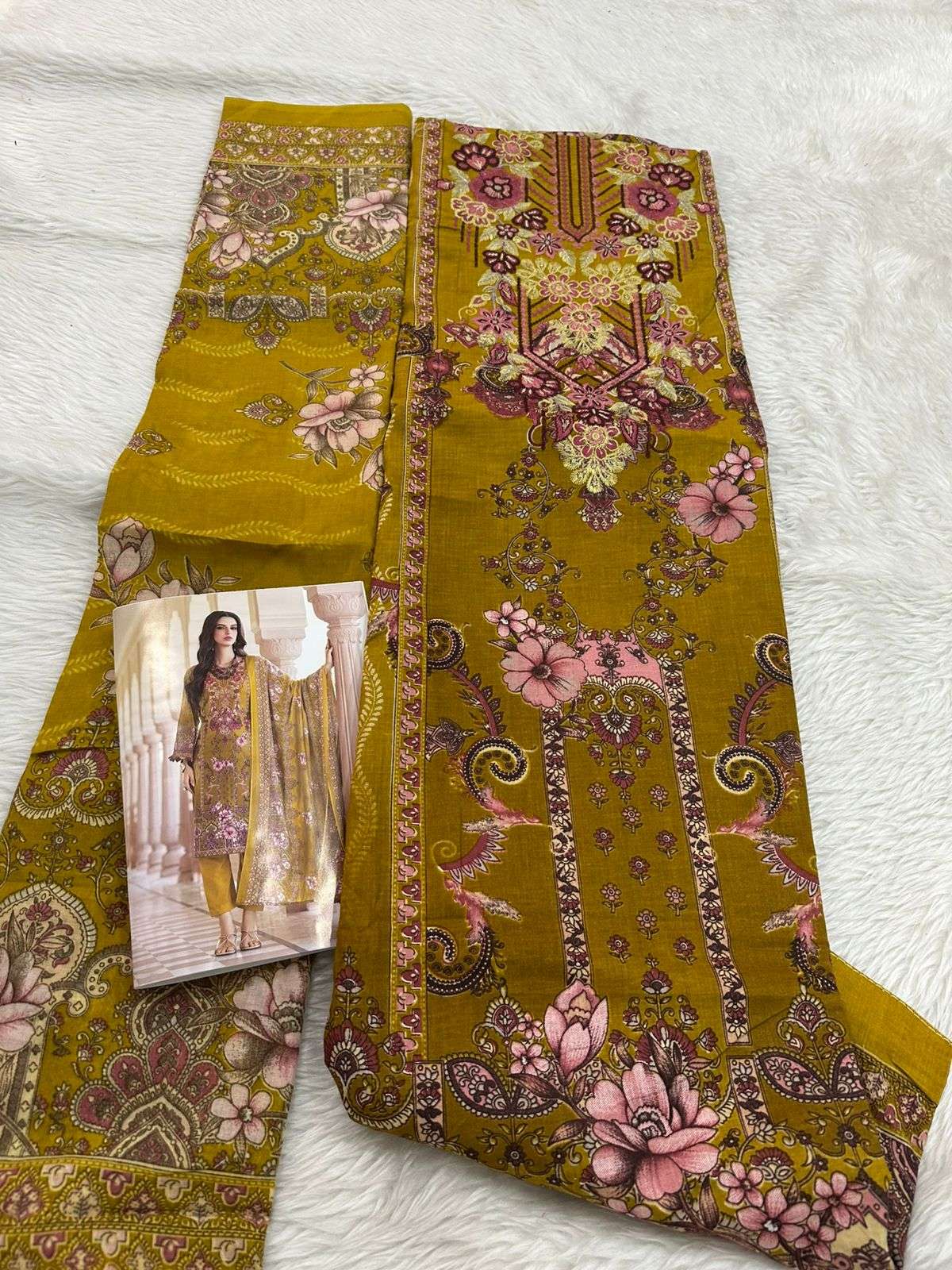 FALAH PREMIUM COTTON COLLECTION CODE 30719 BY FALAH DESIGNER SUITS - 01