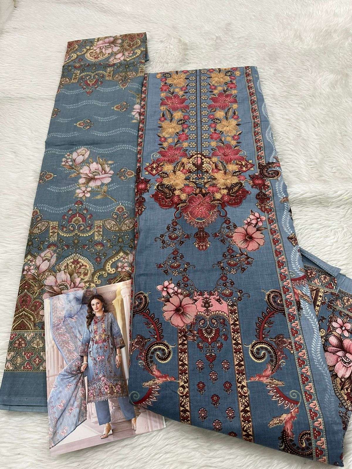 FALAH PREMIUM COTTON COLLECTION CODE 30719 BY FALAH DESIGNER SUITS - 06