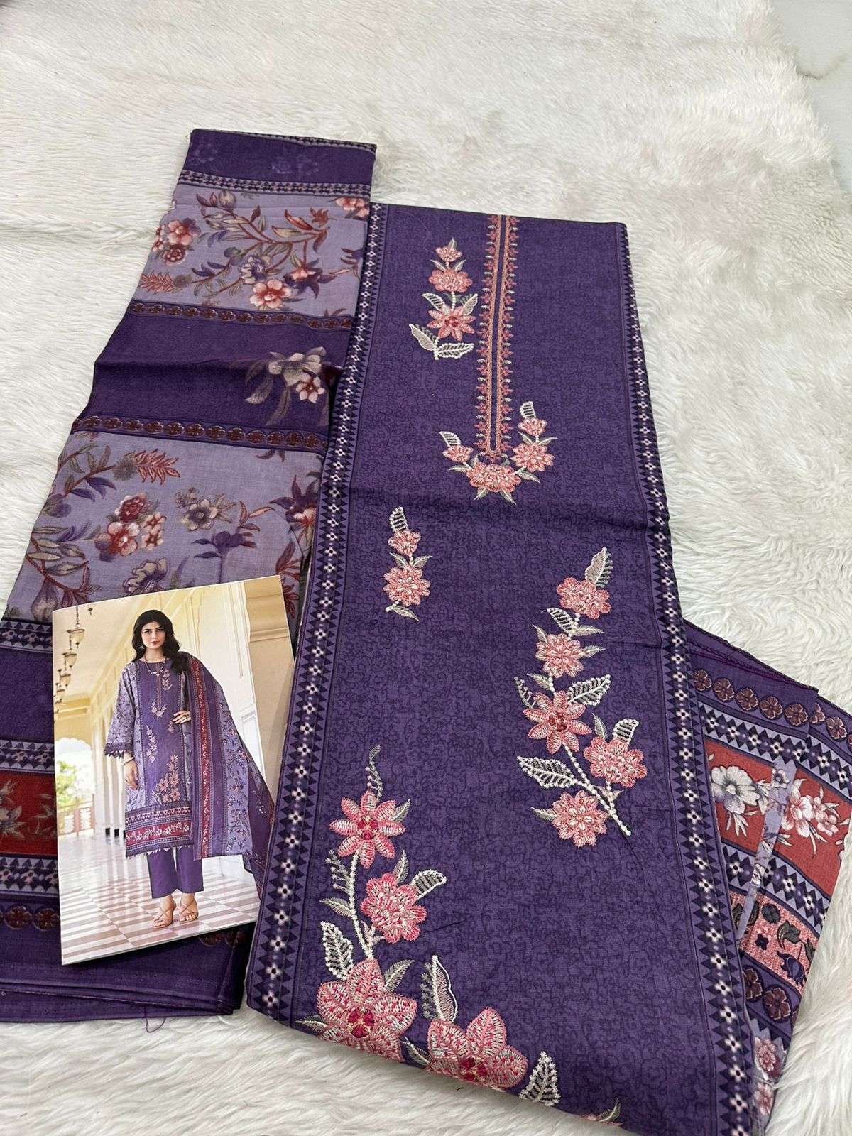 FALAH PREMIUM COTTON COLLECTION CODE 30719 BY FALAH DESIGNER SUITS - 07