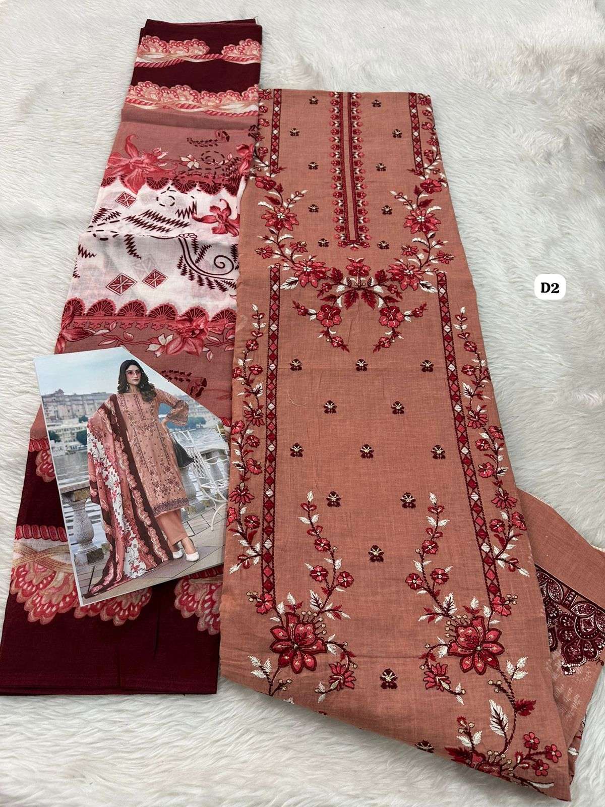 FALAH PREMIUM COTTON COLLECTION CODE 30720 BY FALAH DESIGNER SUITS - 04