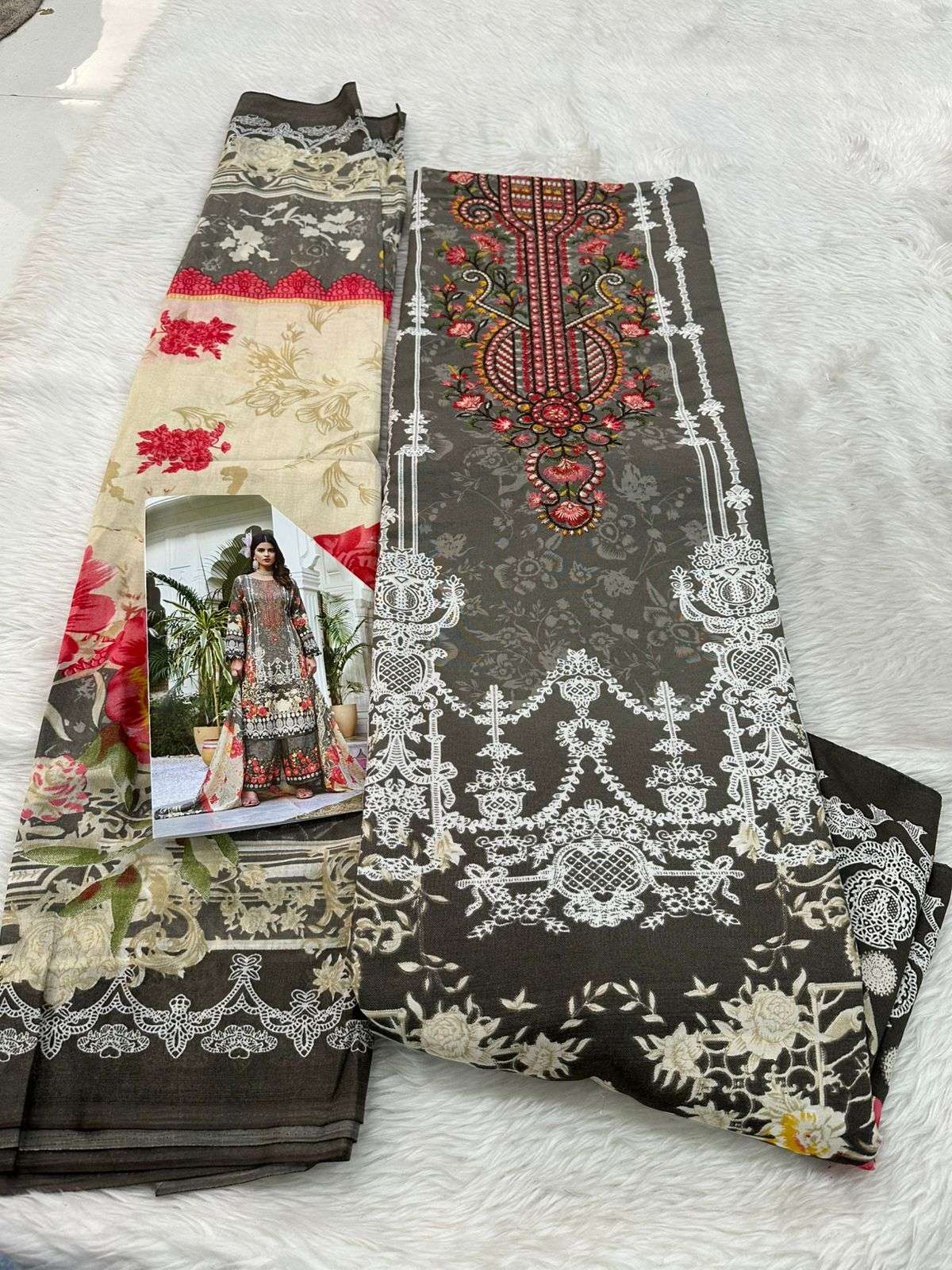 FALAH PREMIUM COTTON COLLECTION CODE 30721 BY FALAH DESIGNER SUITS - 01