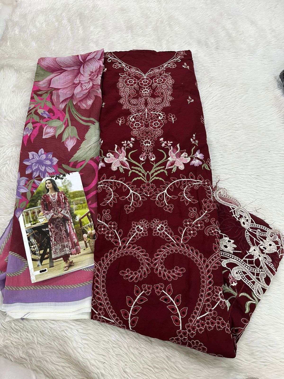 Falah Premium Rayon - Cotton Collection Code - 30678 By Falah Designer - 01