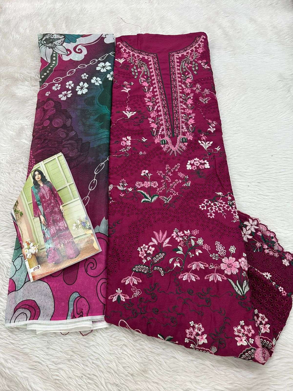 Falah Premium Rayon - Cotton Collection Code - 30678 By Falah Designer - 05