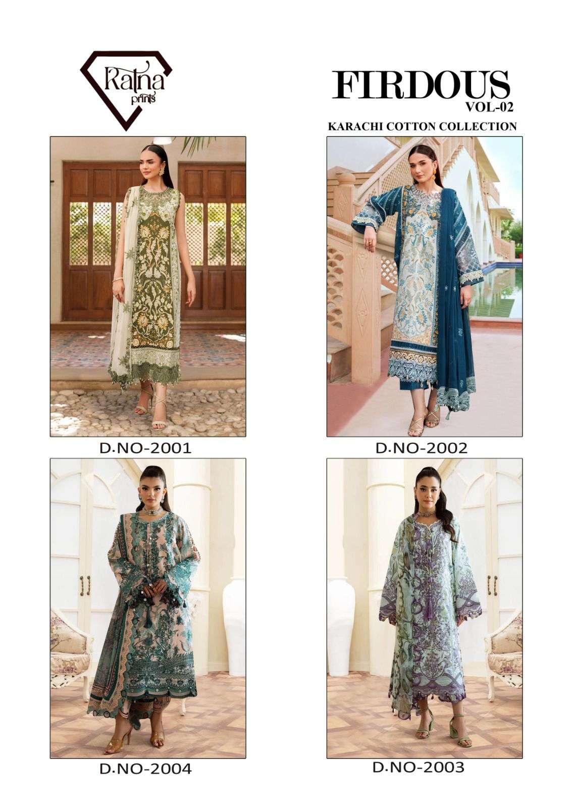 FIRDOUS VOL - 2 BY RATNA PRINTS - 01 - 04