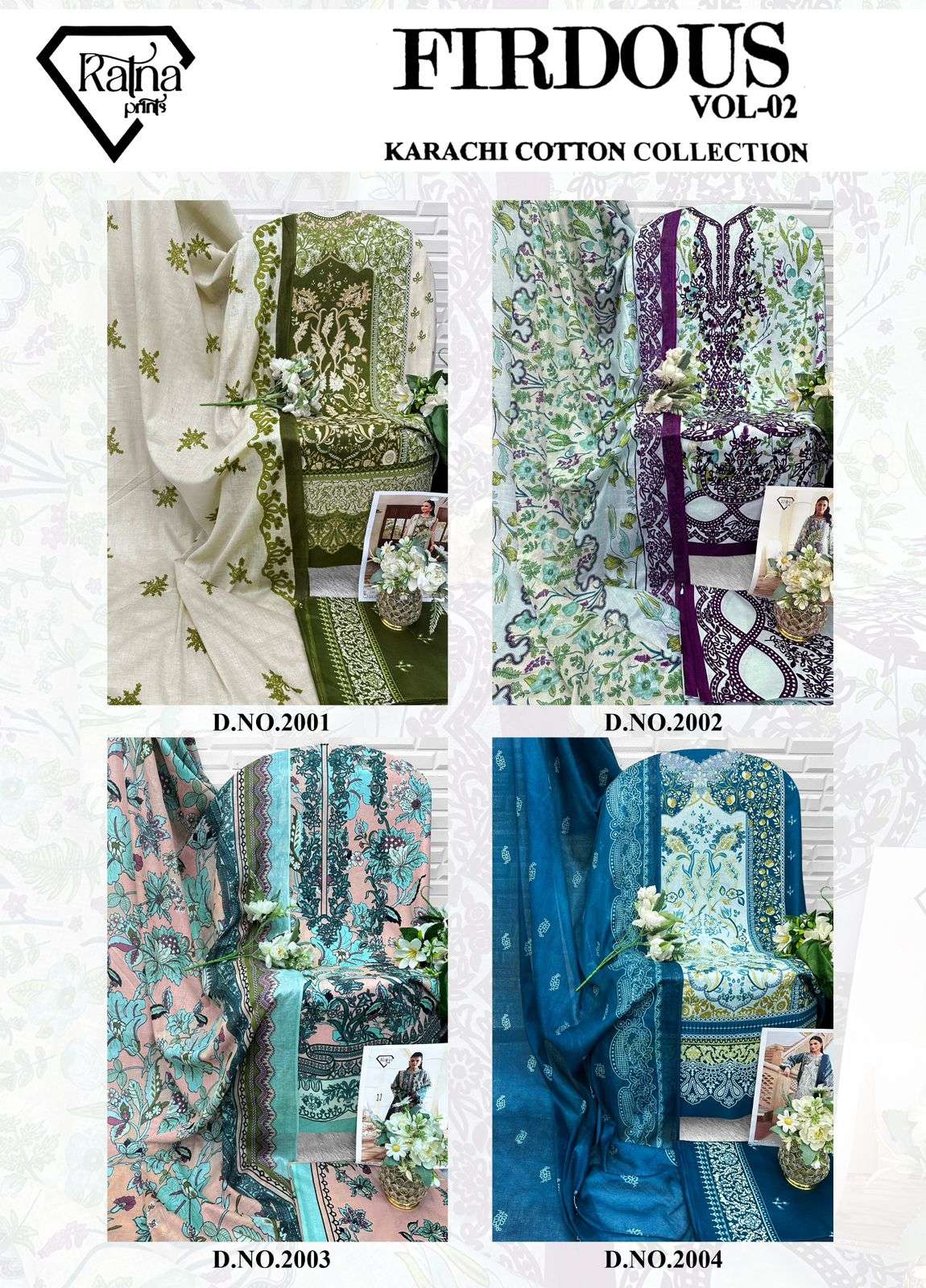FIRDOUS VOL - 2 BY RATNA PRINTS - 05 - 08