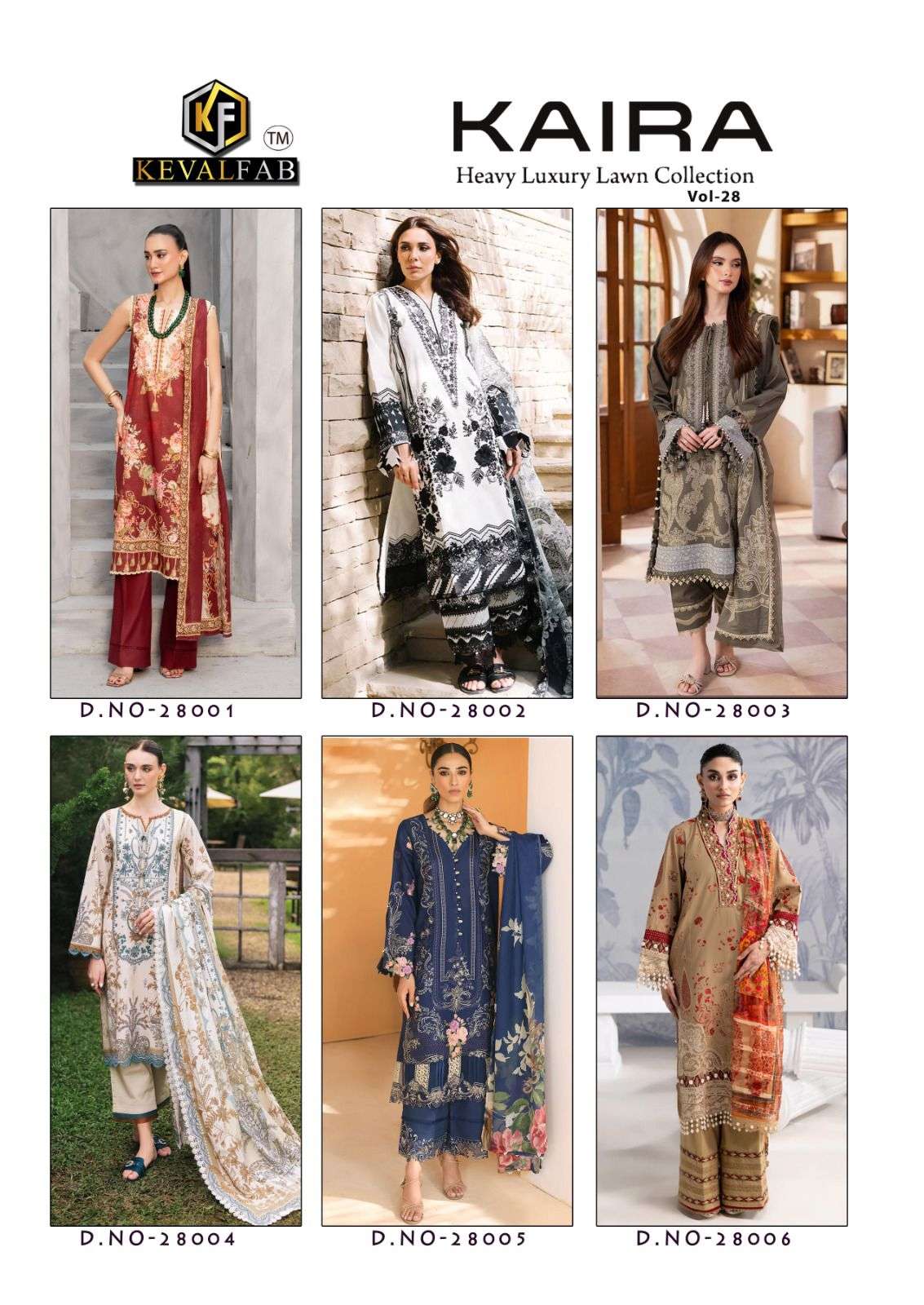 KAIRA VOL - 28 BY KEVAL FAB - 01 - 06