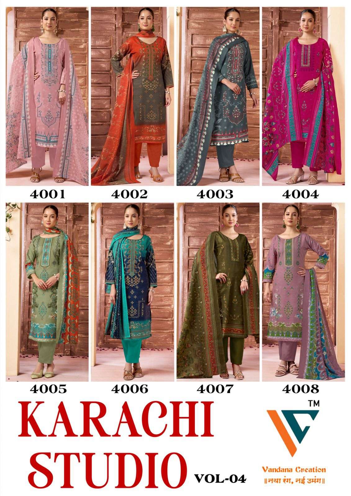 KARACHI STUDIO VOL - 4 BY VANDANA - 01 - 08