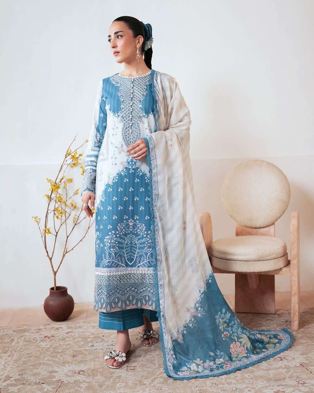 LUXE LAWN COLLECTION 2026 BY AABYAAN PRINT - 05