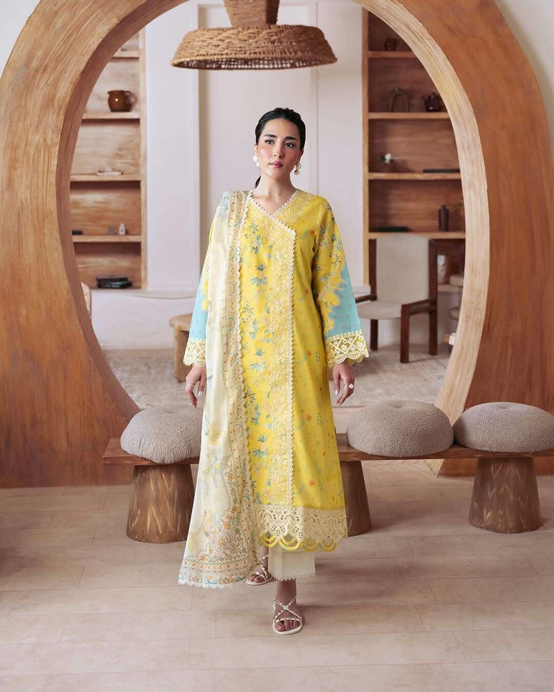 LUXE LAWN COLLECTION 2026 BY AABYAAN PRINT - 06