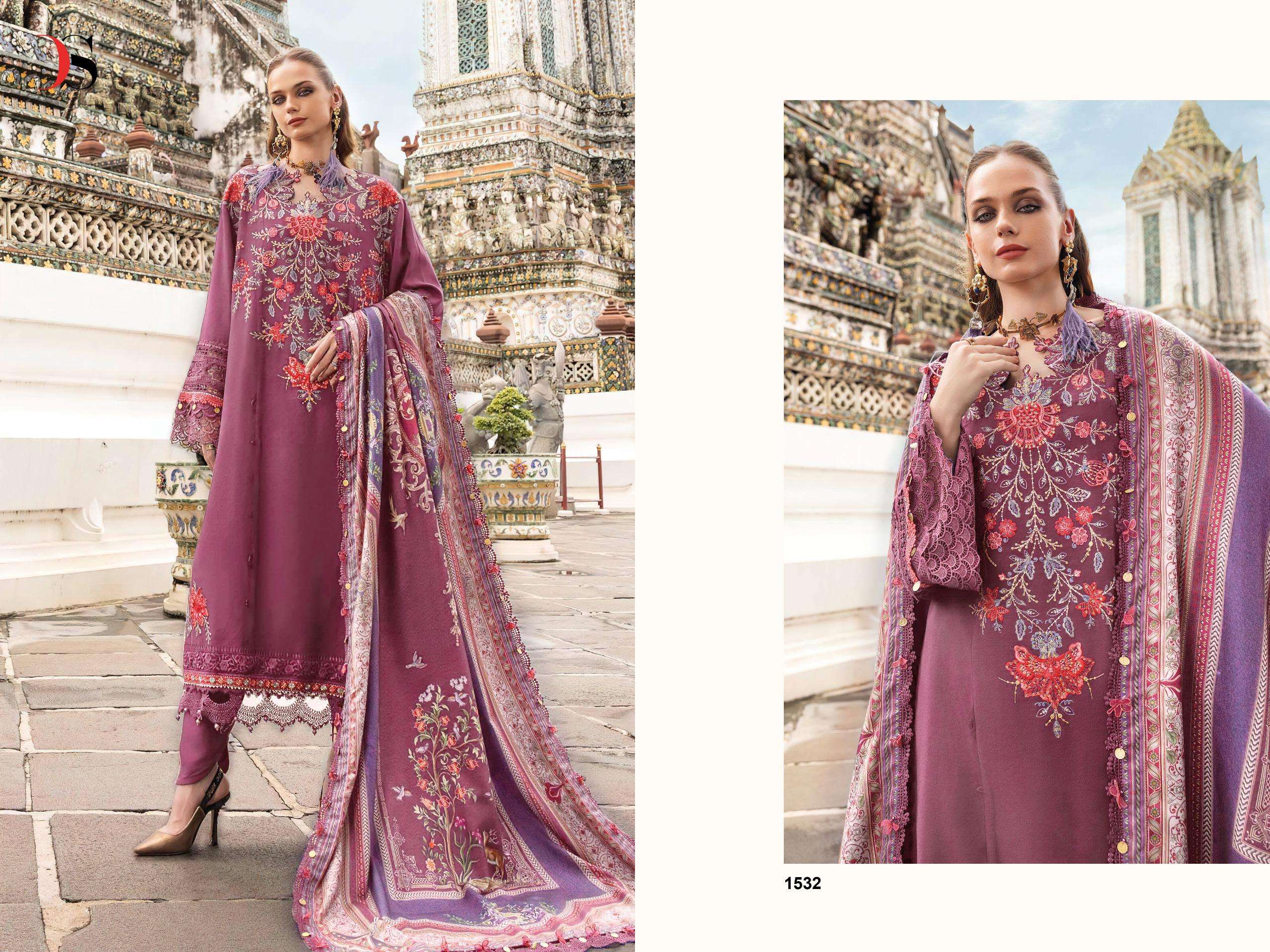 MARIA B EMB.RAYON COLLECTION - 4 BY DEEPSY SUITS - 02