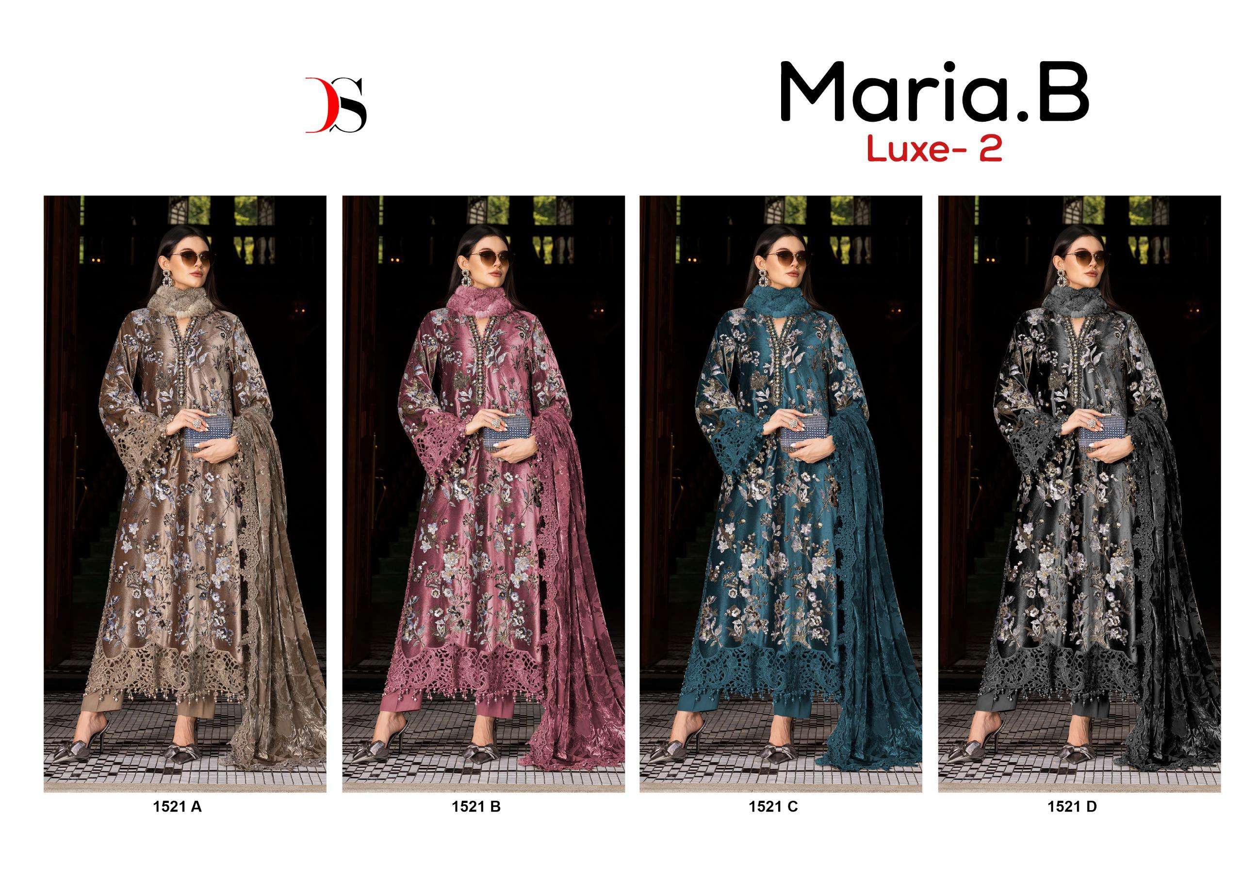 MARIA B LUXE - 2 D.NO. 1521 BY DEEPSY SUITS - 01 - 04 A