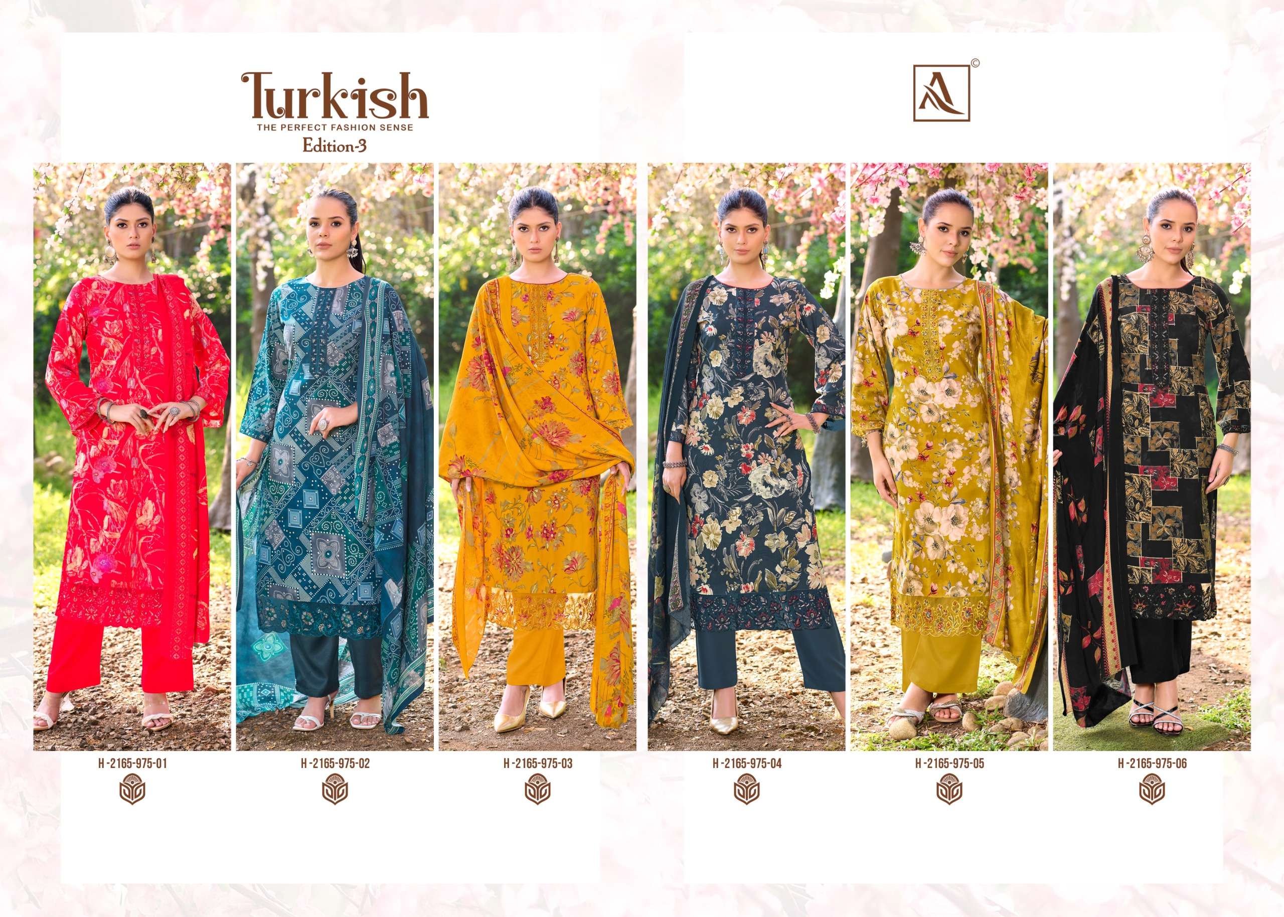 New Design Suits TURKISH 3 By Alok - 01 - 06