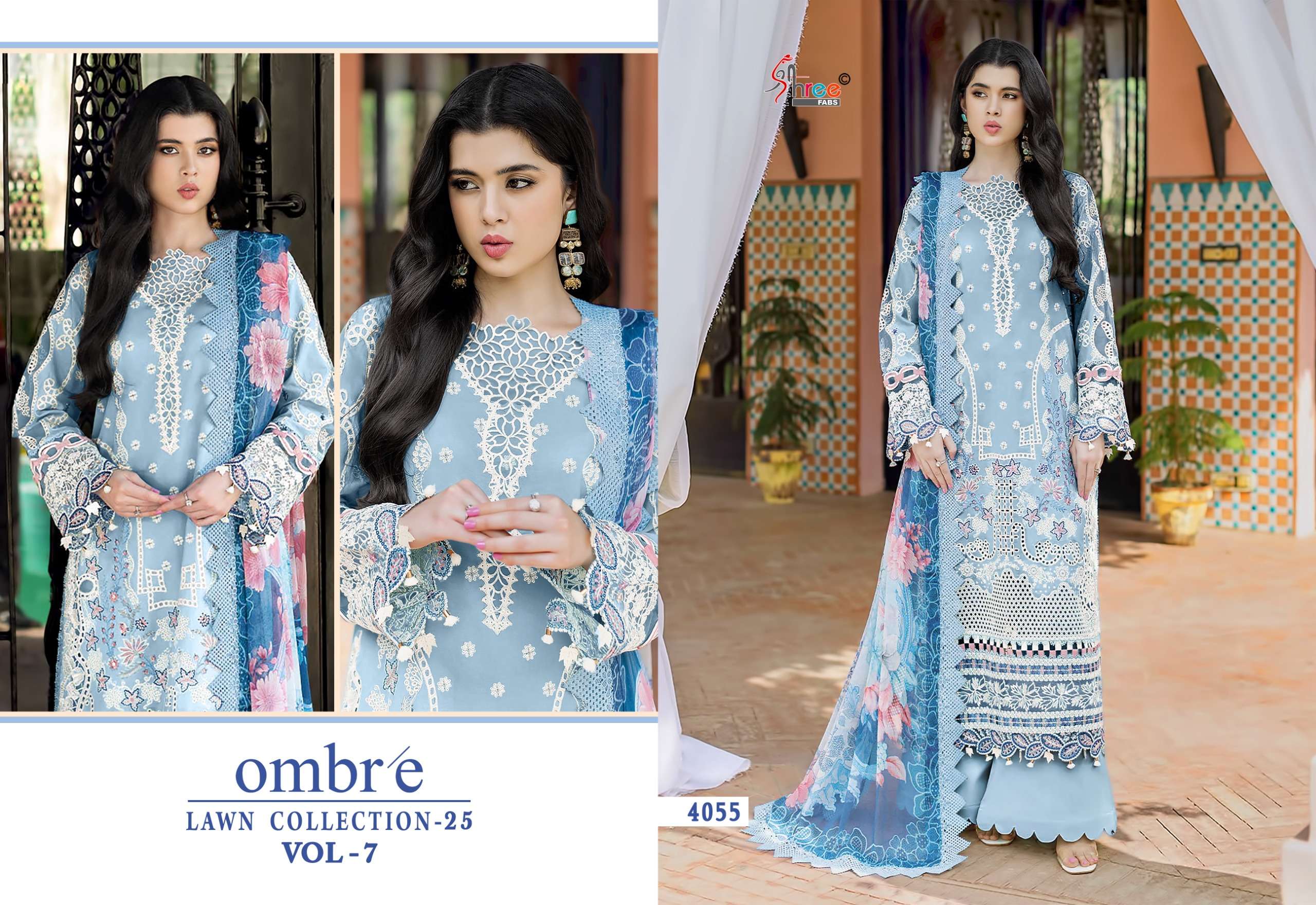 OMBRE LAWN COLLECTION - 2025 VOL - 7 BY SHREE FABS - 03